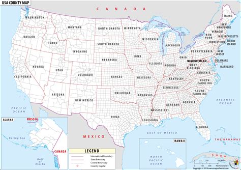 Usa Counties Map