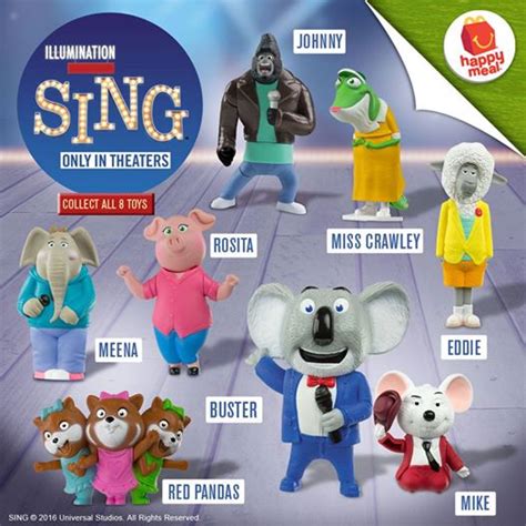 Start the year on a high note with McDonald’s SING Happy Meal Toys ...