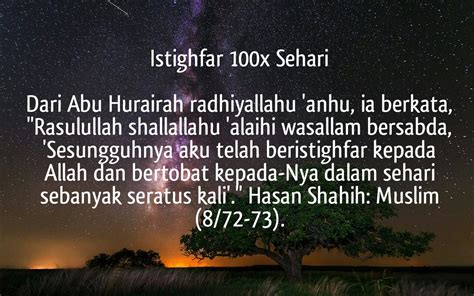 Bacaan Istighfar 100 Kali - shinbujueung web