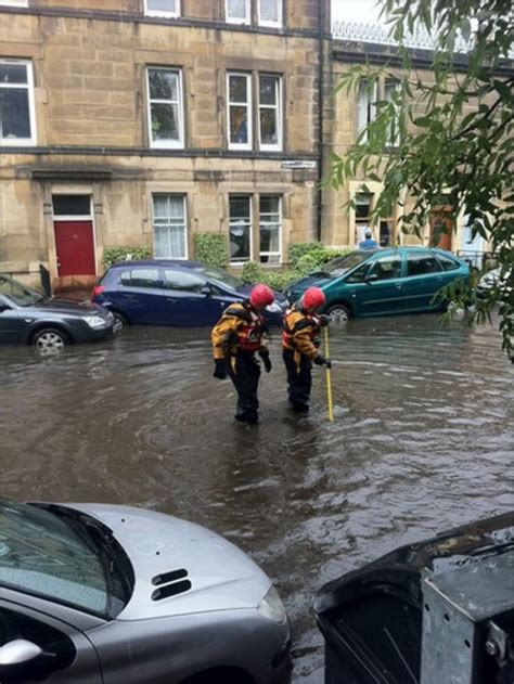 In Pictures: Edinburgh Flooding - BBC News