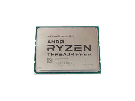 AMD Ryzen Threadripper 3990X 2.9 GHz Socket sTRX4 100-000000163 Desktop ...