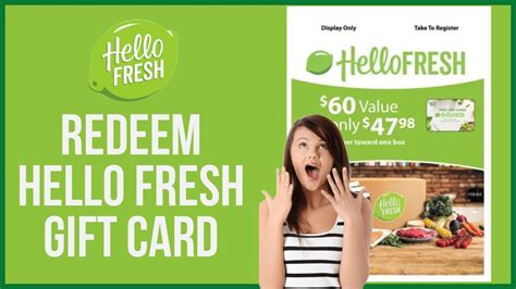 How To Redeem Hellofresh Gift Card Online | Using Hello fresh Gift ...