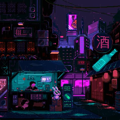 ArtStation - Waiting 2.0, Pixel Jeff