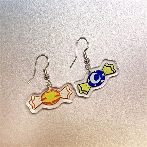 Sundrop & Moondrop Candy Earrings FNAF Security Breach, Sundrop ...