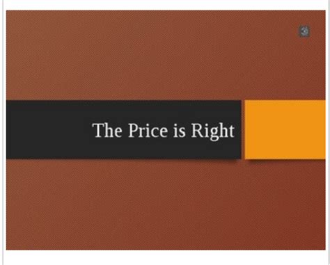 The Price is Right Game Show (Editable) - Amped Up Learning