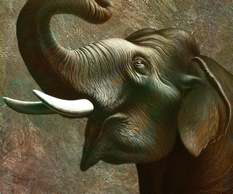 Hindu Elephant Painting