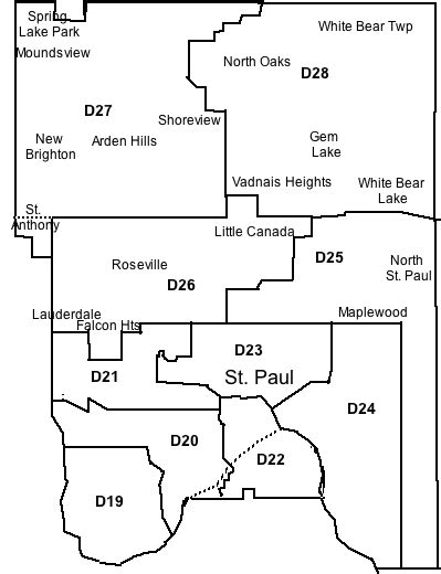 Ramsey County Districts Prior to 2015