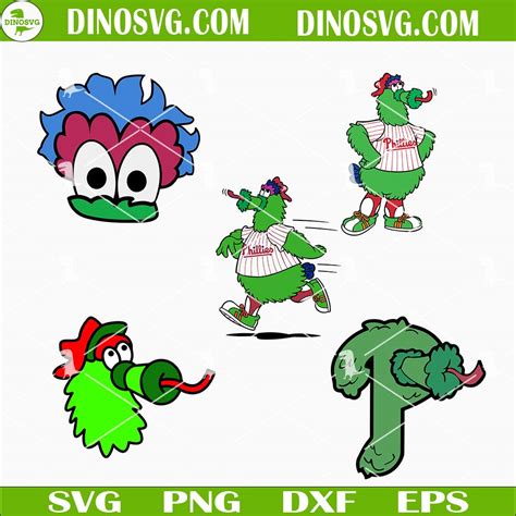 Phillie Phanatic SVG Bundle, Philadelphia Phillies Mascot SVG PNG DXF ...