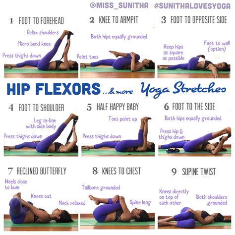 Yoga sequence to stretch those hip flexors & hamstrings. @miss_sunitha ...