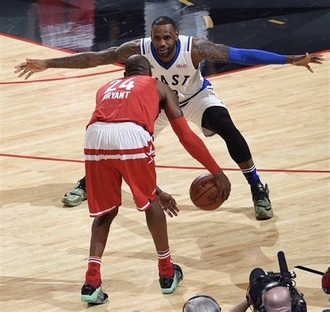 Kobe vs LeBron in the 2016 NBA All-Star Game : lakers