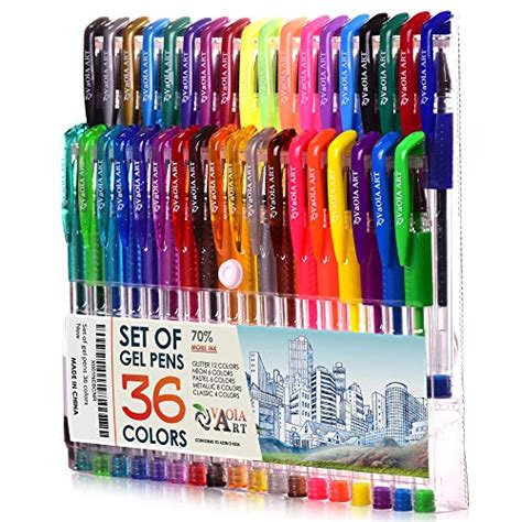 Color Gel Pens - Gel Pens for Kids - Coloring Pens - Gel Pens Set - Pen ...