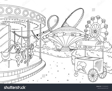 Theme Park Sketch Images: Browse 1,499 Stock Photos & Vectors Free ...