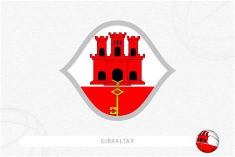 80+ The Flag Of Gibraltar Has A Castle Stock Photos, Pictures & Royalty ...