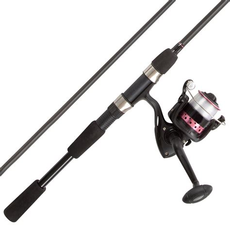 RAD Sportz Spinning Fishing Rod & Reel Combo- 6 Ft. 6 In. Fiberglass ...