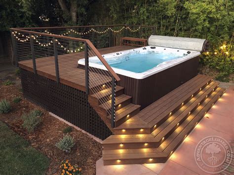 Swim Spa Deck Built With Ipe Wood - AdvantageLumber Blog | Jacuzzi ...