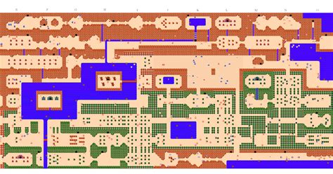 Legend Of Zelda Map With Secrets - Maping Resources