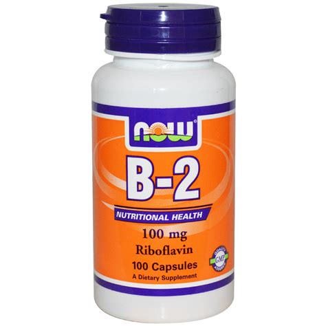 Vitamin B-2 | Now Vitamin B-2 Riboflavin Supplement | VitSupp