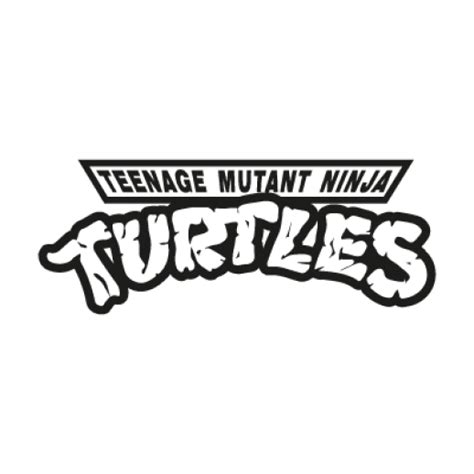 Teenage Mutant Ninja Turtles Black and White Logo - LogoDix