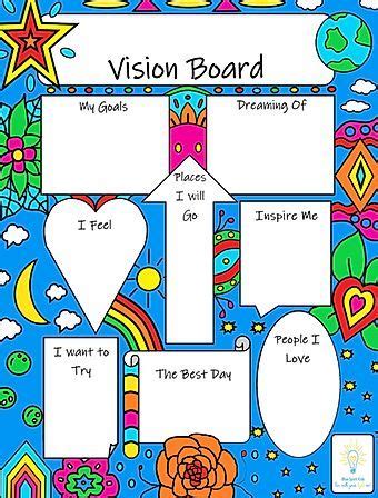 Kids Vision Board | Blue Spirit Kids | Kids vision board, Kids vision ...