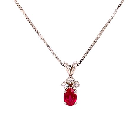 RUBY & DIAMOND PENDANT