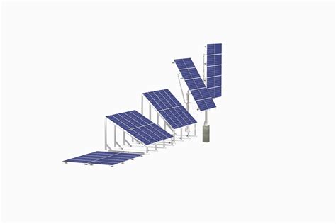 All-In-One Adjustable Mounted Solar Module Array 3D model | CGTrader