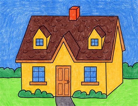 Simple Easy Beautiful House Drawing ~ House Sketch Victorian Easy ...