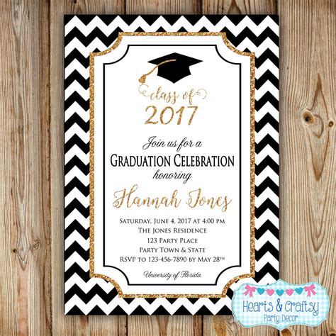 Graduation Party Invitation College Graduation Invitation