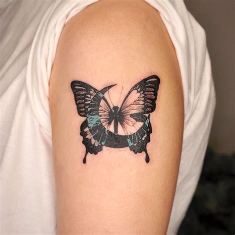 Share 70+ butterfly moon tattoo - in.coedo.com.vn