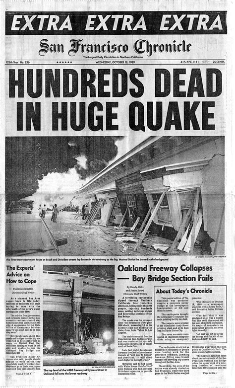 Chronicle Covers: When the Loma Prieta quake changed the Bay Area - San ...