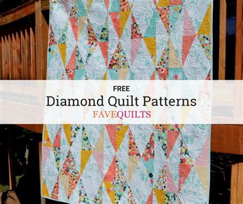 20 Diamond Quilt Patterns | FaveQuilts.com