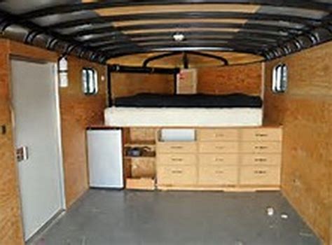 Loading... | Enclosed trailer camper, Cargo trailer camper conversion ...