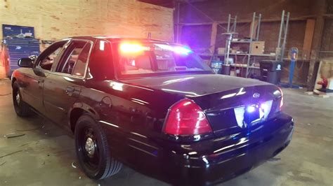 Crown Vic Police Interceptor CVPI Light Install by EFS Houston ...