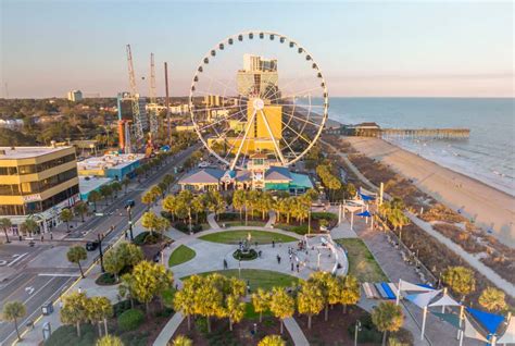 High Above the Myrtle Beach Boardwalk Print - Uncovering PA