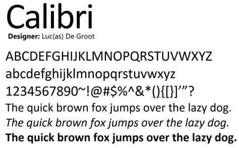 Calibri Font Free - Dafont Free