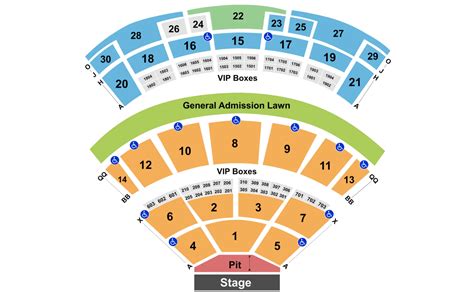 Saratoga Performing Arts Center Seating Chart | Saratoga Performing ...