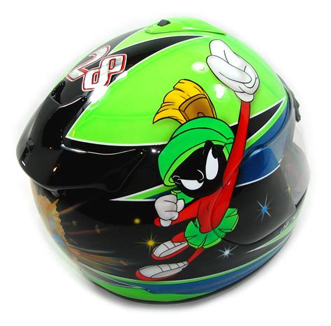 Custom Painted Helmet Gallery - Marvin the Martian