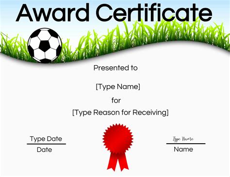 √ 20 Funny soccer Award Certificates ™ | Dannybarrantes Template