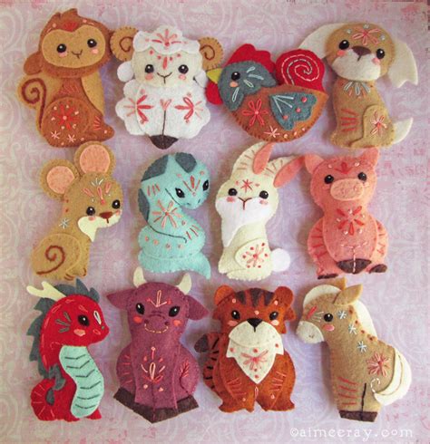 DIY felt craft patterns by littledear on Etsy • So...