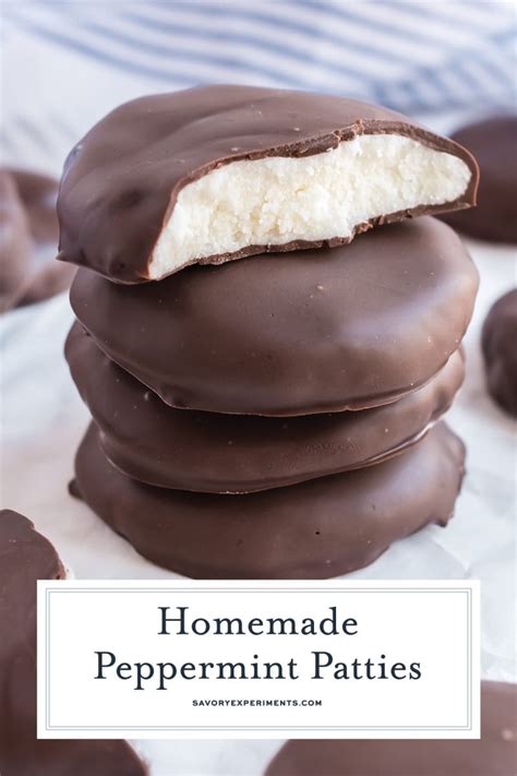 Homemade Peppermint Patty Recipe - Savory Experiments