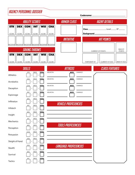 D20 Modern Character Sheet - truekfile