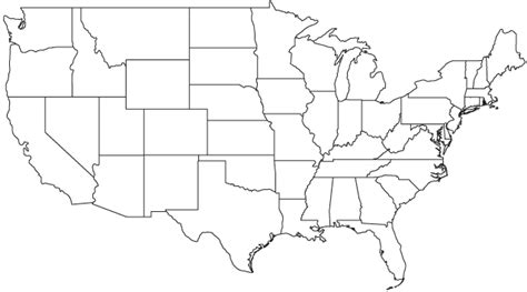 United States Map | Map outline, United states map, United states outline