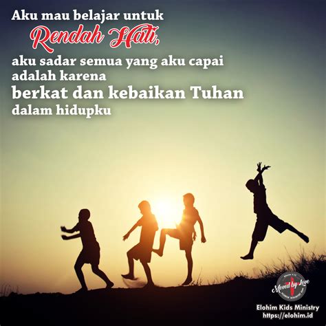 “KITA HARUS RENDAH HATI” – Elohim Ministry