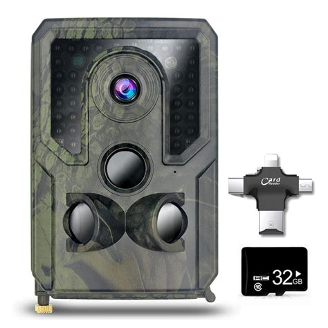 12MP 1080P Trail and Game Camera Motion Activated Camera Outdoor ...