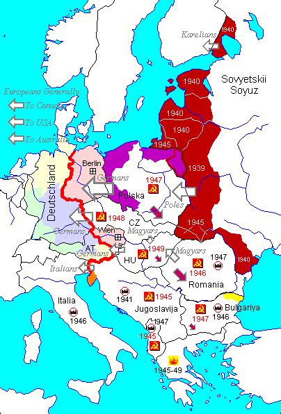 Map Of Europe After Ww2 – States Map Of The Us