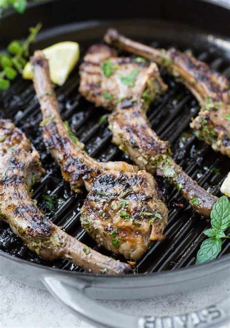 Marinated Lamb Chops with Garlic and Herbs Recipe - Rachel Cooks®