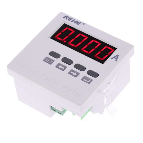 Digital Ammeter Single Phase AC Current Panel Meter digital ampermeter ...