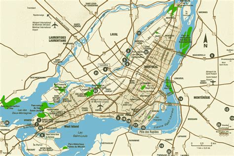 Montreal. Map Tourist Attractions - ToursMaps.com