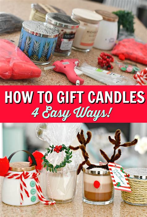 Try This: 4 Easy & Unique Christmas Candle Gift Ideas | Christmas ...