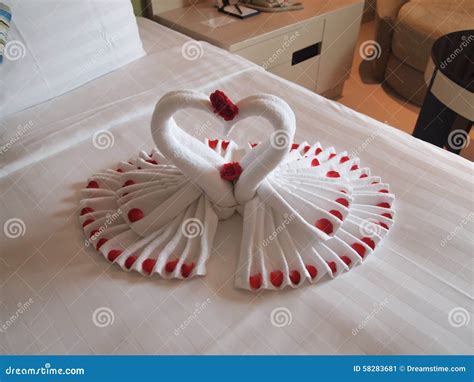 Honeymoon Decoration Stock Photo - Image: 58283681