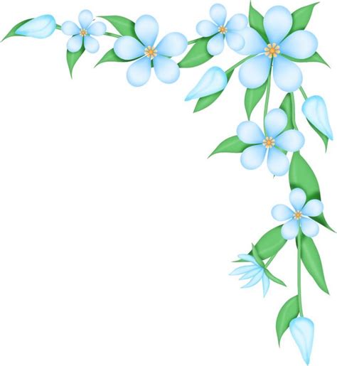 Flower Corner Borders - ClipArt Best